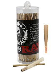 RAW Classic 1 1/4 size pre rolled cone with filter tip (100 packs) AUTHENTIC