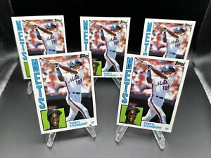1984 TOPPS DARRYL STRAWBERRY RC (5) CARD ROOKIE LOT *NM OR BETTER* #182 NY METS