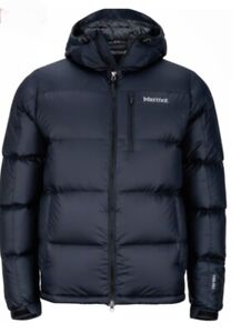 Marmot Down Puffer Jacket 700 Fill Black Mens Big 1X Guides Down Jacket New!