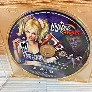 Lollipop Chainsaw PS3 (Sony PlayStation 3, 2012) Disc Only Tested Working