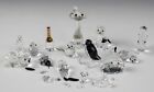 Swarovski Crystal As-Is Lot Figurines Cats Penguin Bear Replacement Repair Parts