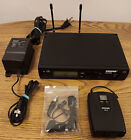 Shure ULX1-M1 Bodypack Transmitter Lapel Lavalier Mic ULXS4 Receiver 662-698 MHz