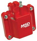 MSD 8226 Ignition Coil Dual Connector, Red, HEI Style