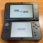 New Nintendo 3DS XL LL Metallic Black Console Stylus Working Tested Japanese ver