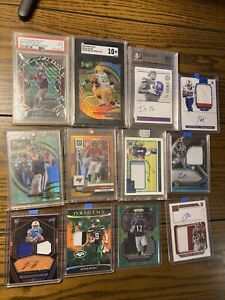 NFL Football HOT Pack Card Lot Rookie Auto Mem Patch Rc Prizm Huge Collection