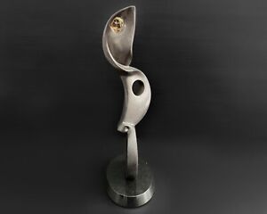 New ListingVintage Abstract Art Sculpture Metal Bronze ? Signed Will Herrera Maui Hawaii