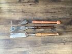 3 CHISEL SLICK SOCKET FRAMING TIMBER WOOD WORKING T.H. WITHERBY G.I. MIX