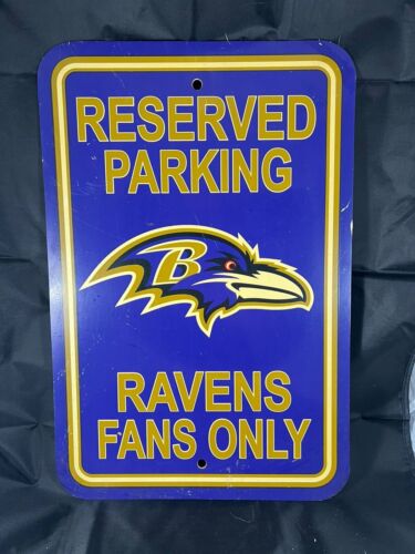 Ravens reserved parking sign