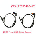2X Front L/R ABS Speed Sensor for 01-11 Mercedes-Benz C280 CLK320 CLK500 SLK300