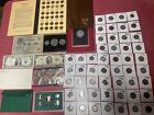 Estate Lot Sale Old US Coin Commemorative Proof Set Foreign Money Pennies Nickel