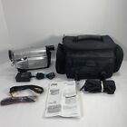 New ListingJVC GR-AXM17U Compact VHS-C Camcorder Video Camera With Accessories Tested Clean