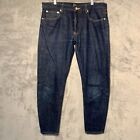 A.P.C. Petit Jeans 31x26 Standard Selvedge Denim Button Dark Wash READ