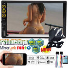 Mirror Link For GPS Navi Double 2Din Car Stereo+Backup Camera Touch Screen Radio (For: More than one vehicle)