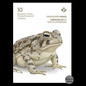 2024 -Canada -Endangered Frogs  : Permanent domestic rate booklet 10 stamps -MNH