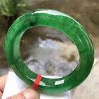 61.3MM Ancient Natural Ice Green Myanmar Jadeite Jade Bracelet Jadeite Bangle