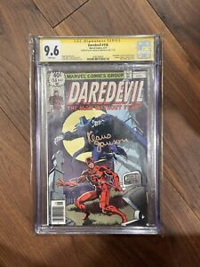 Daredevil #158 CGC 9.6WP❄️ Double Sig. Frank Miler, Klaus Janson, Marvel 5/79