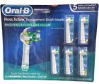 Oral-B FlossAction Toothbrush Refill Brush Heads, 5 Count new