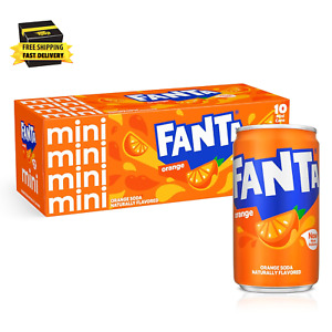 Orange Soda Fruit Flavored Soft Drink, 7.5 Fl Oz, 10 Pack ⭐️⭐️⭐️⭐️⭐️