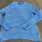 Banana Republic Women’s Pullover Stretch Cotton Sweater Blue Size Medium