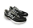 New Balance 990v6 Low Men's Size 13 Black Gray Athletic Running Shoes M990BK6