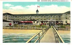 Postcard seashore hotel, Wrightsville Beach, North Carolina