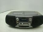 Sony CFD-V17 Mega Bass Portable AM/FM Cassette/CD Stereo Boombox Tested Works