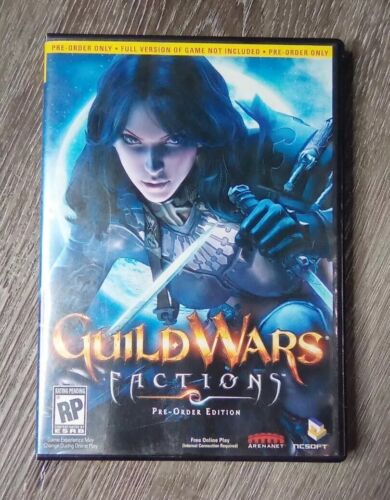 RARE Guild Wars Factions Pre-Order Edition PC No Inserts