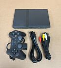 PS2 Sony PlayStation 2 Slim System with Controller and cords - FREE SHIPPING