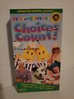 New Listing1997 Kids for Character: Choices Count VHS Bananas in Pajamas Wishbone Big Couch