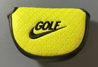 Rare 2015 Nike “Clapping Hands” Mallet Putter Head Cover Volt/Black “Masters”