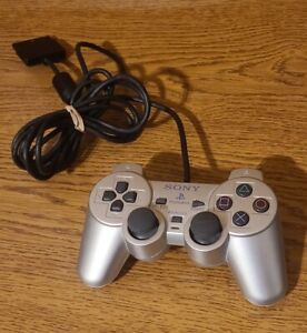 Sony PlayStation 2 PS2 DualShock 2 Controller Clear Transparent Smoke Slate Gray