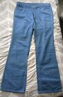 VINTAGE 1970s Orange Tab Levi's Bell Bottom Jeans 40x34 -Clean No Stains-