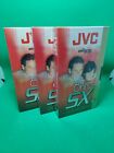 New Listing3 NEW JVC SX T-120 6 Hours Blank VHS Tape SEALED