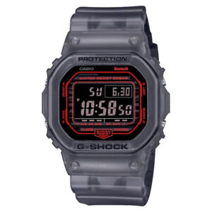 New Casio G-Shock Bluetooth Digital Transparent Resin Strap Watch DWB5600G-1