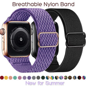 Nylon Band Strap for Apple Watch Series Ultra 9 8 7 SE 6 38/40/41/42/44/45/49mm