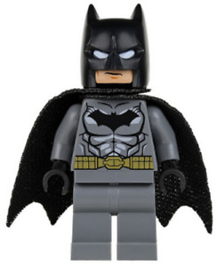 Genuine Lego Batman w/ sponge cape Minifigure Super Heroes from 76055 -sh151