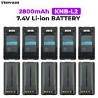 10PC Kenwood KNB-L2 2800mAh Li-ion Battery for NX-5000 NX-5300 TK-5230 Radios