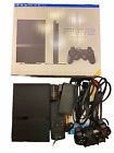Sony PlayStation 2 PS2 Slim Line V1 - Charcoal Black (SCPH-70012) In Box Tested