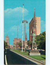 Pre-1980 BLATZ BEER & COCA-COLA SIGNS ALONG STREET Milwaukee Wisconsin WI r1501