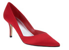 Marc Fisher Red Satin Pumps Womens High Heels - Tuscany New Size 5