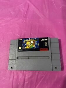 The Simpsons: Bart's Nightmare SNES Tested Authentic