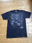 MMA Elite T Shirt Mens Large Tee Size XXL Graphic Skull Punk Grunge Black