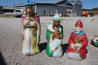 Vintage Empire 3 Three Wise Men Christmas Nativity Blow Molds Three Kings