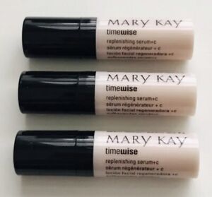 Lot of 3 New Mary Kay Timewise Replenishing Serum + C Mini / Travel Size