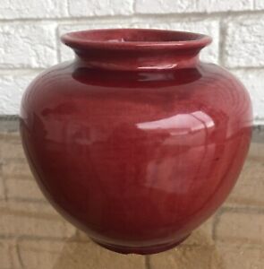 New ListingVintage Art Pottery AMACO American Art Clay Co Vase Red Glaze
