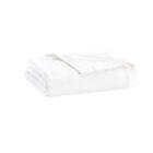 Egyptian Cotton Luxury Blanket 90x90 Size Knit Premium Full/Queen Solid White