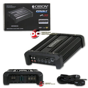 Orion CBT2000.1D Mono Block Class D Compact Car Audio Amp Amplifier 2000w Max