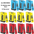 PRIME Hydration+ Blue Raspberry, LEMONADE, & Punch | 11 Packs | 6 Sticks Per Box