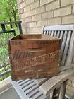 Rare Antique Heinz Baked Beans Tomato Sauce crate Wood Box Red paint FDA 1906