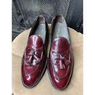 VTG Footjoy Classics Sz 12 C Burgundy Men's Penny Loafers   Leather Made in USA